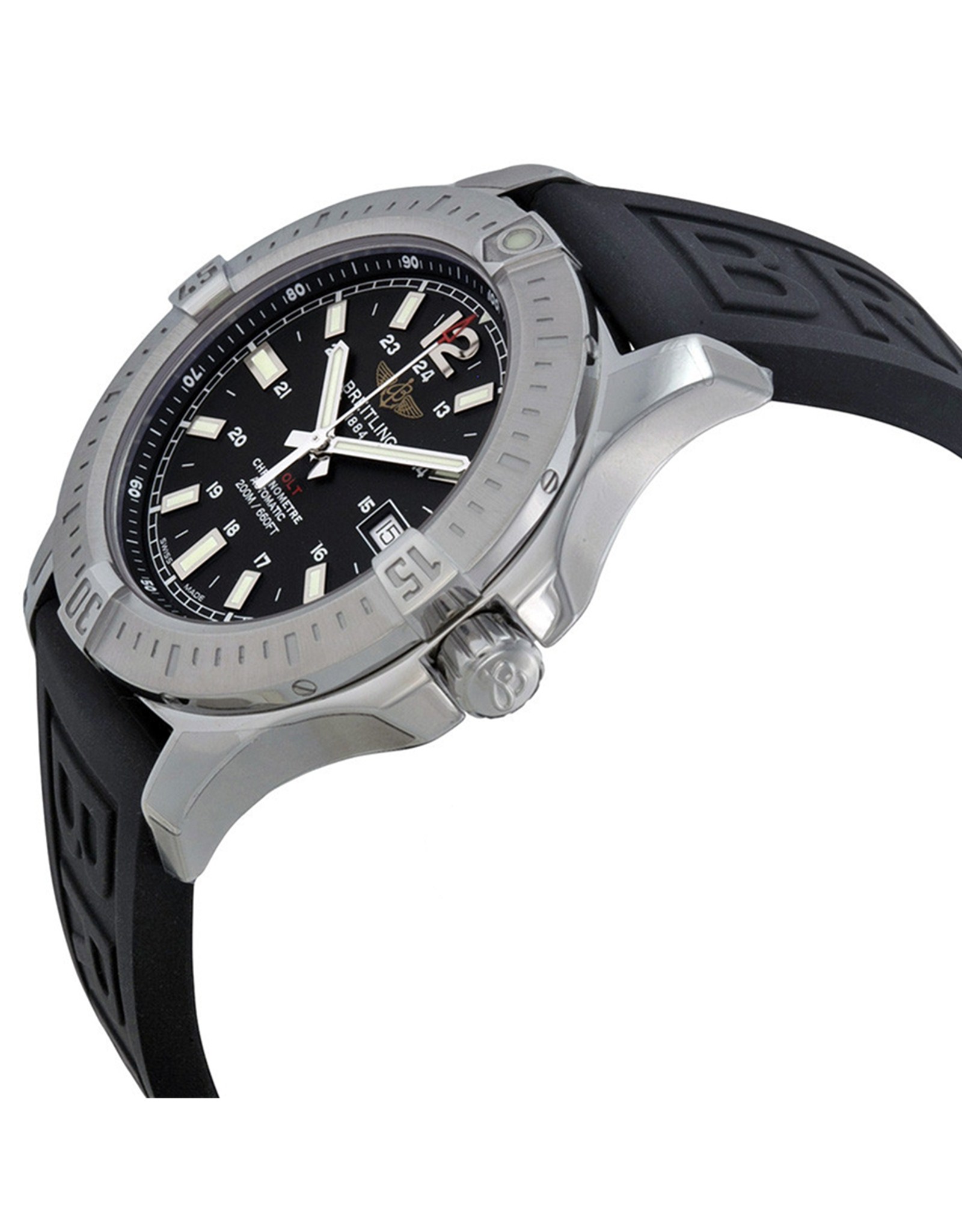 Colt Black Dial Rubber Strap A1738811 BD44BKPT3