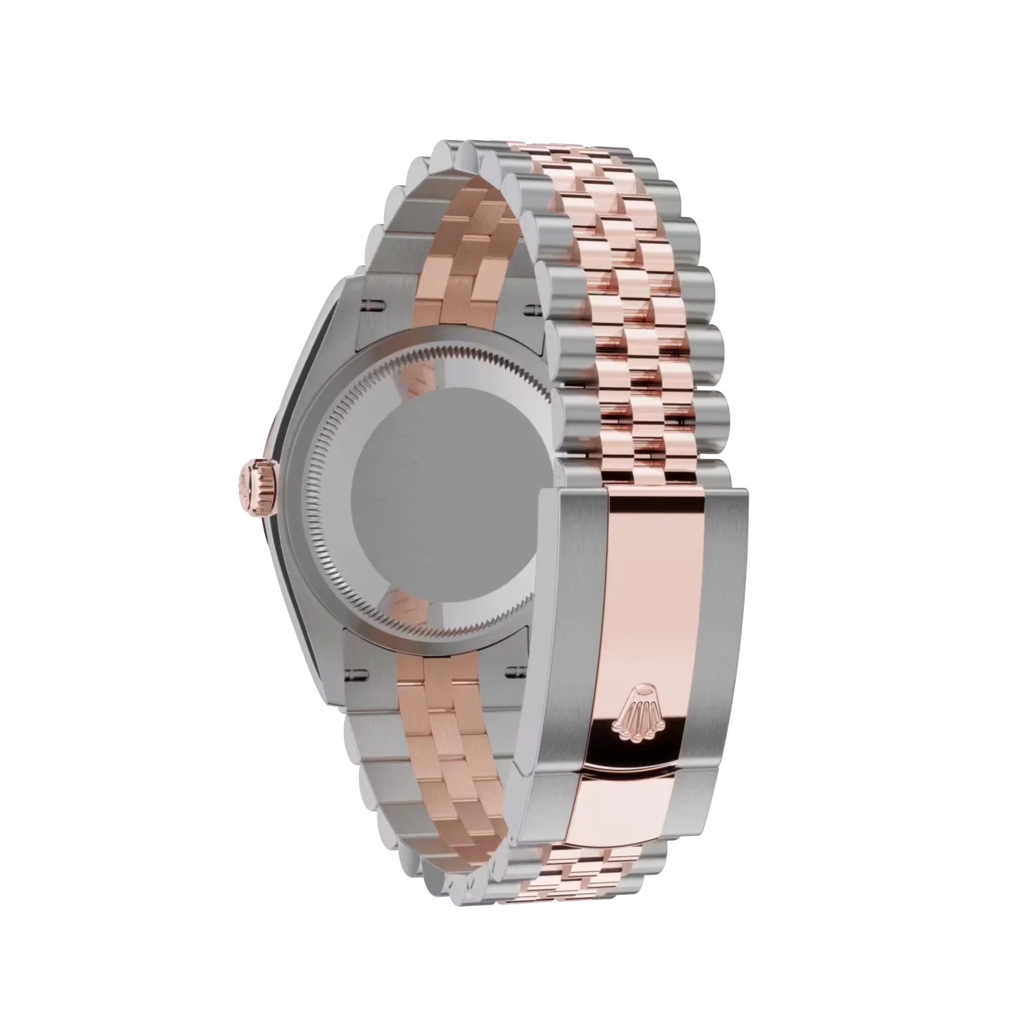 Datejust: Oystersteel and Everose gold, white, m126231-0017