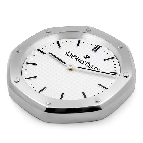 Ap Royal Oak Oak white wall clock