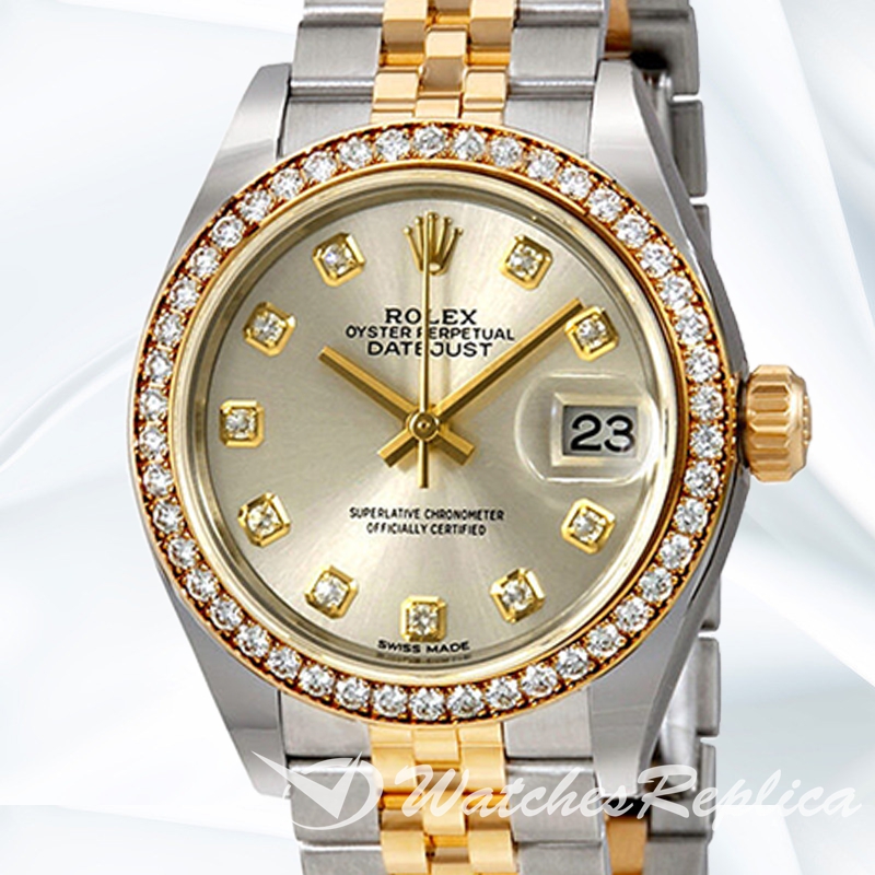 Datejust m279383rbr-0007 28mm Ladies Diamond Bezel