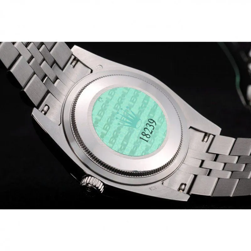 DayDate Diamond Plated Stainless Steel Bracelet Diamond Plated Dial 41985