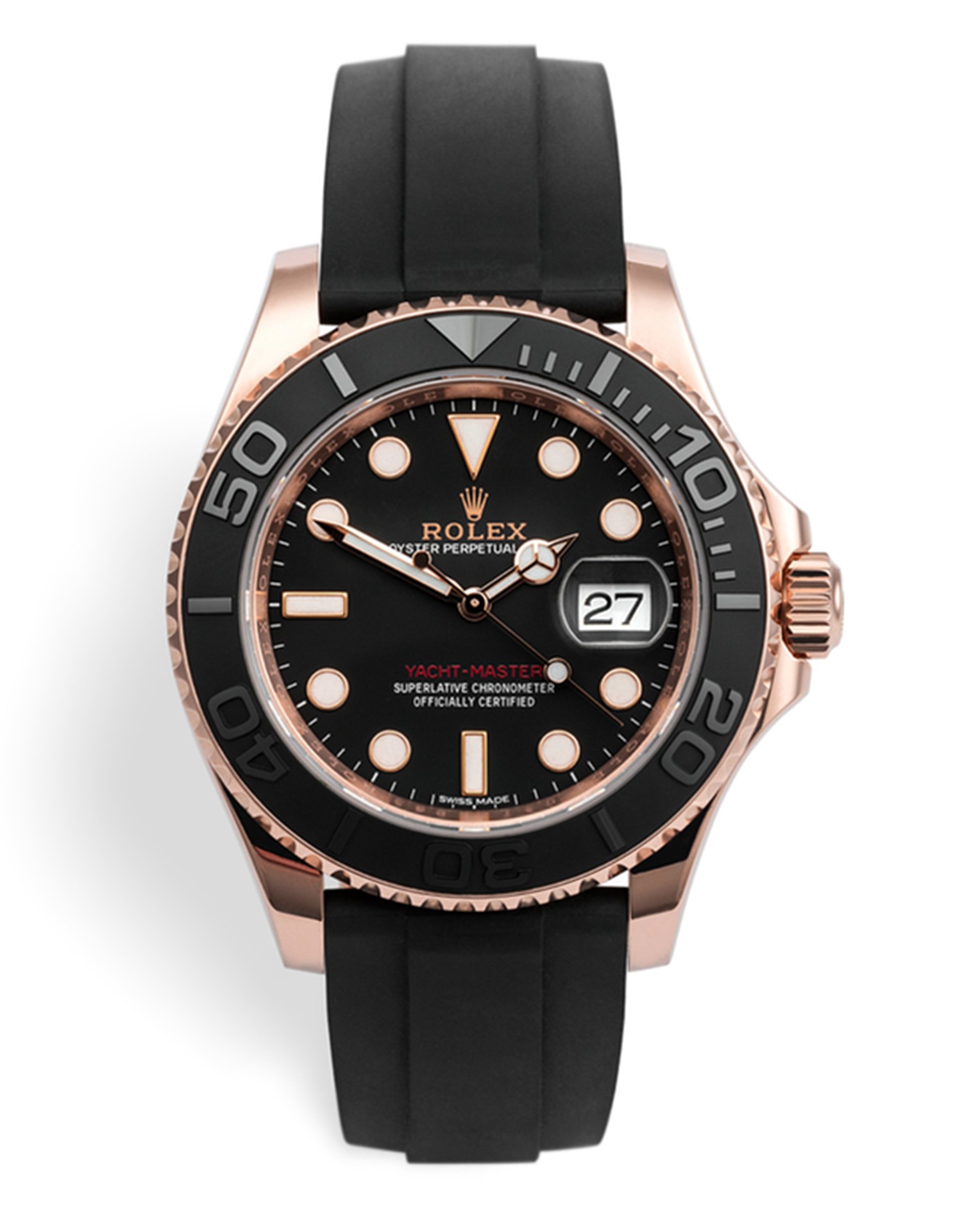 Yacht Master Rubber Strap 116655 Mens 40MM
