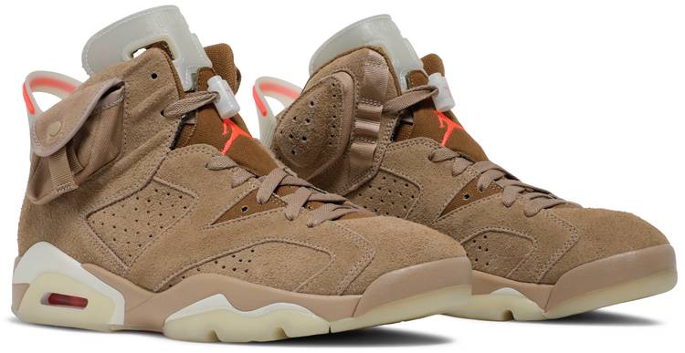 Air Jordan 6 Travis Scott  Retro 'British Khaki'