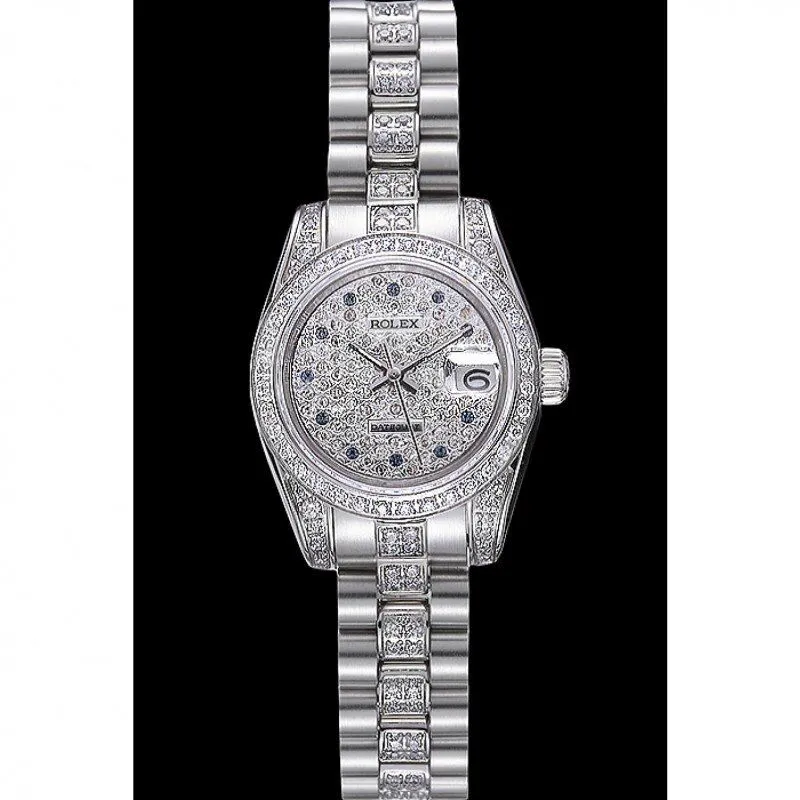 Swiss DateJust Diamond Dial Stainless Steel 622021