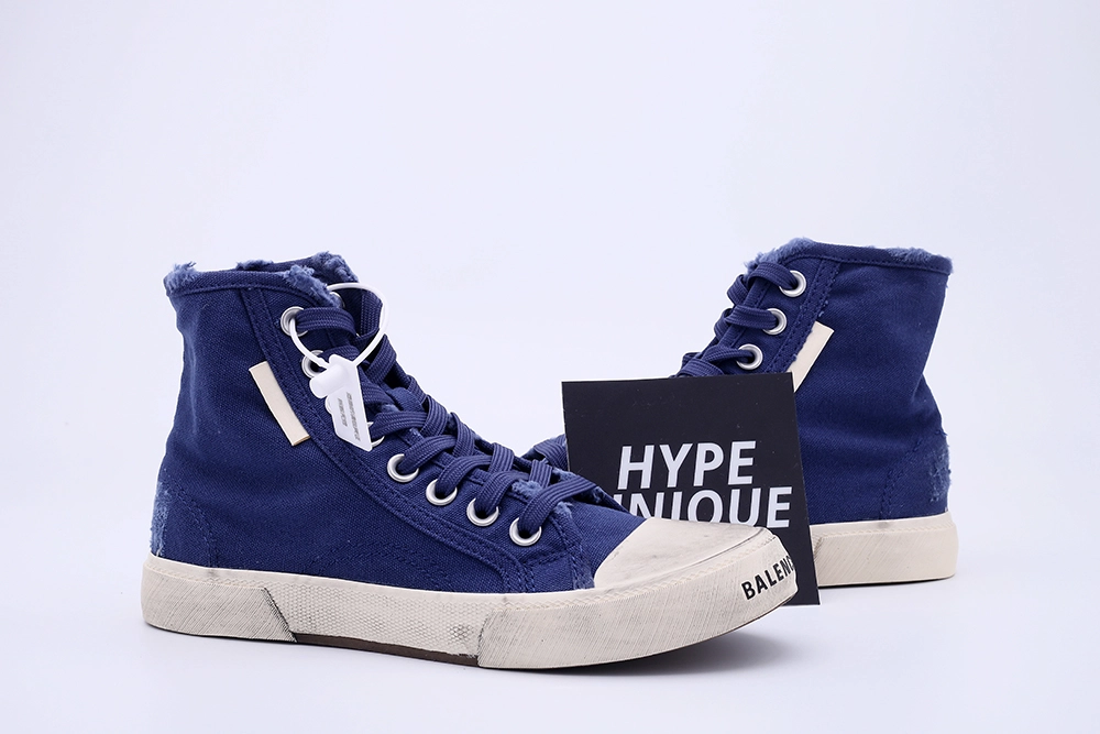 BEST QUALITY BALENCIAGA PARIS LOW SNEAKER IN BLUE HIGH