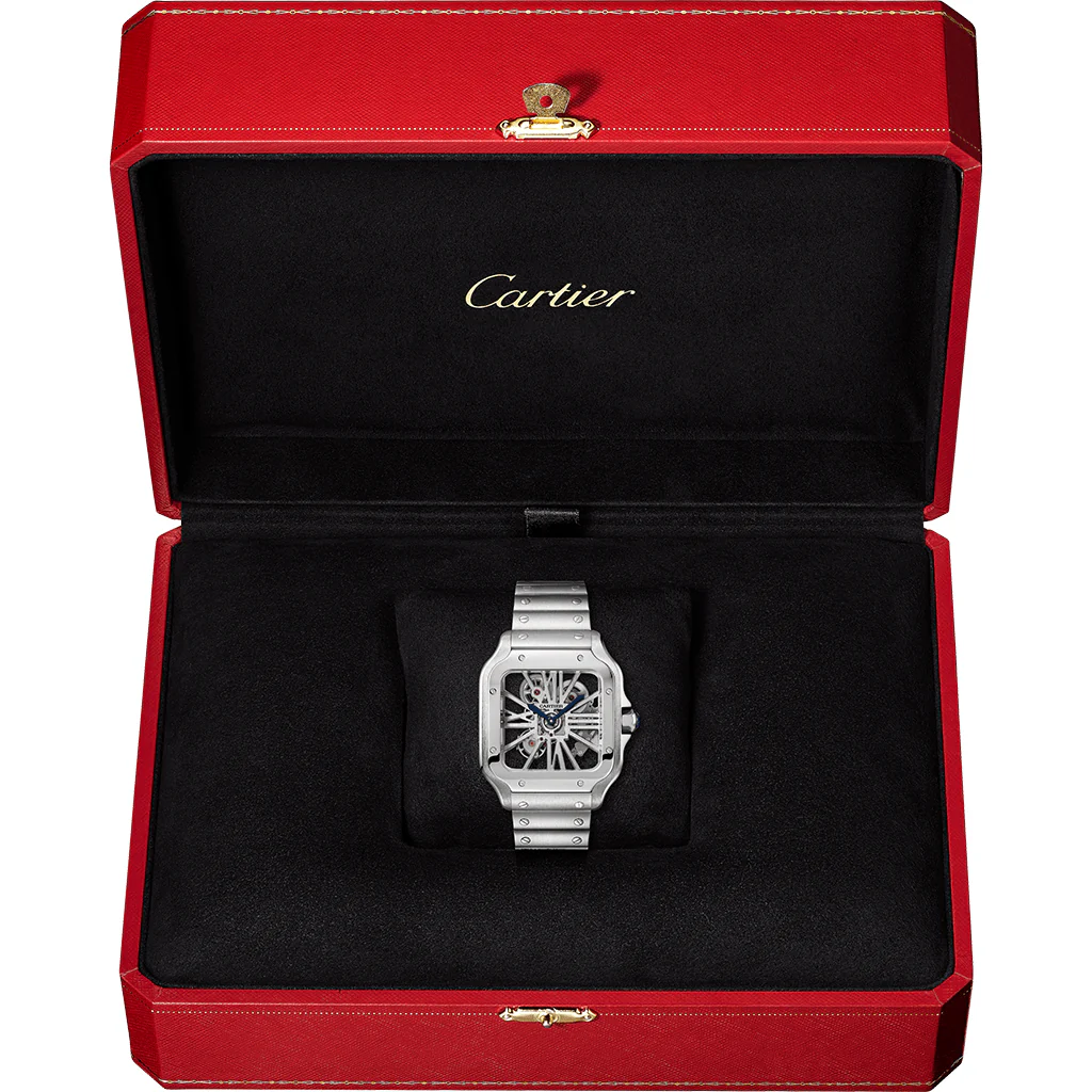 Santos de skeleton watch CRWHSA0015(Box NOT Included)