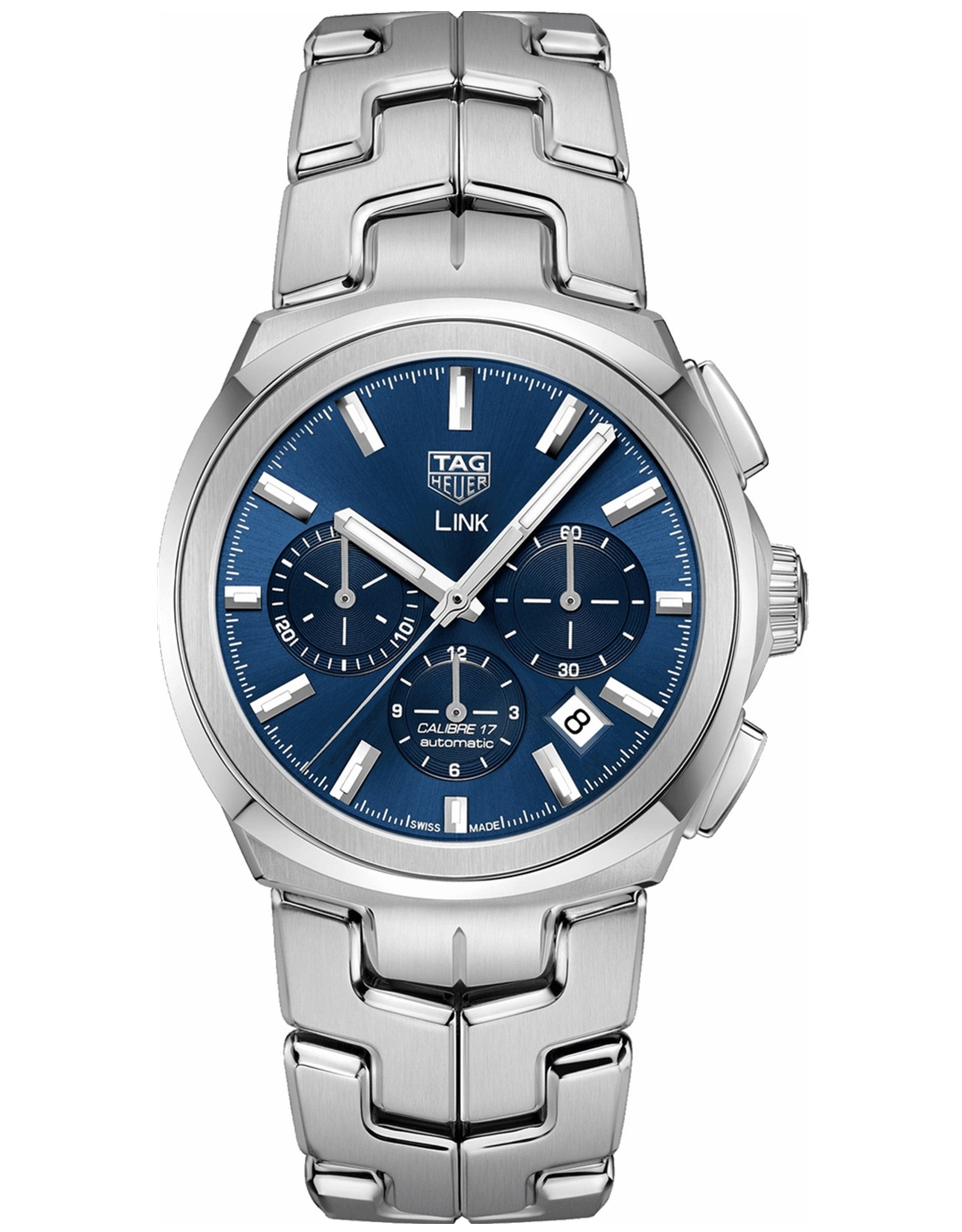 Link Blue Dial Chronograph Men's Watch CBC2112.BA0603 41MM