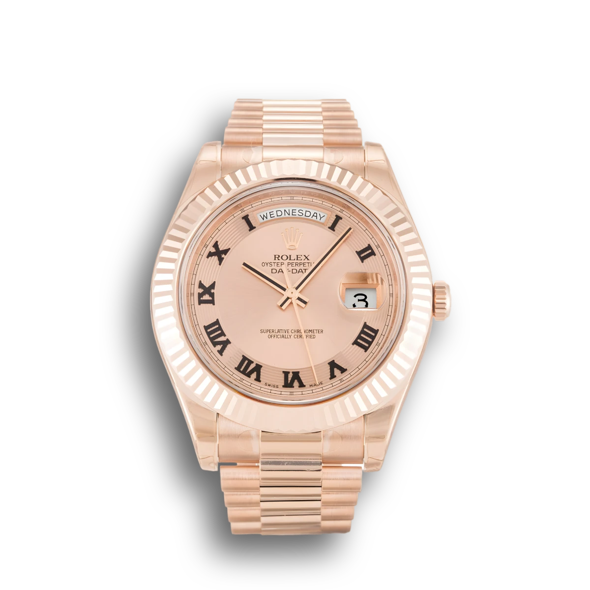 Day-Date II Rose Dial 218235