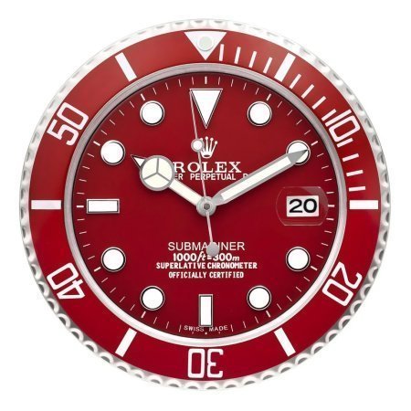 submariner seriesred wall clock