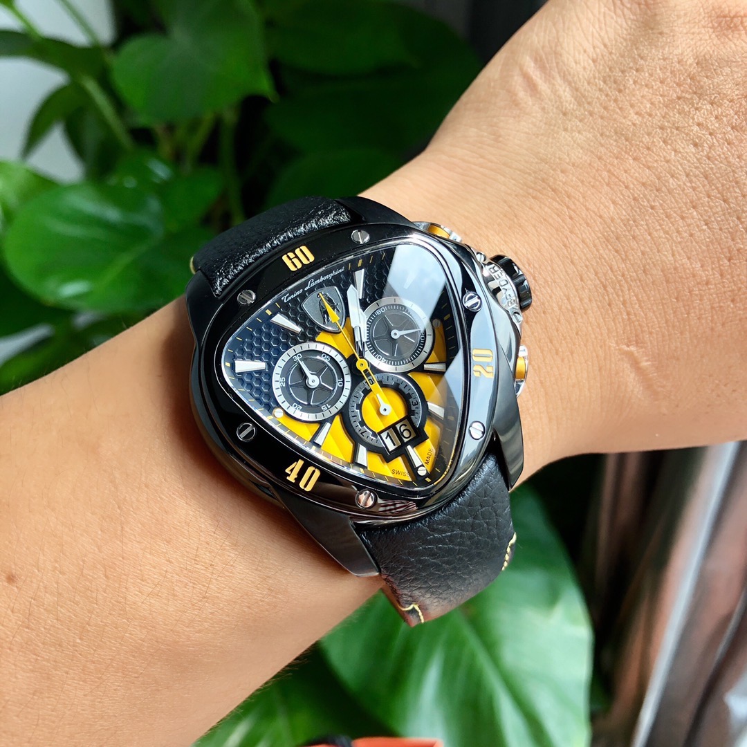 Tonino Lamborghini New Spyder Chronograph Yellow / black