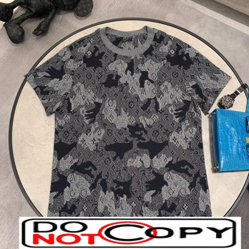 LOUIS VUITTON  LV CAMO JACQUARD T-SHIRT