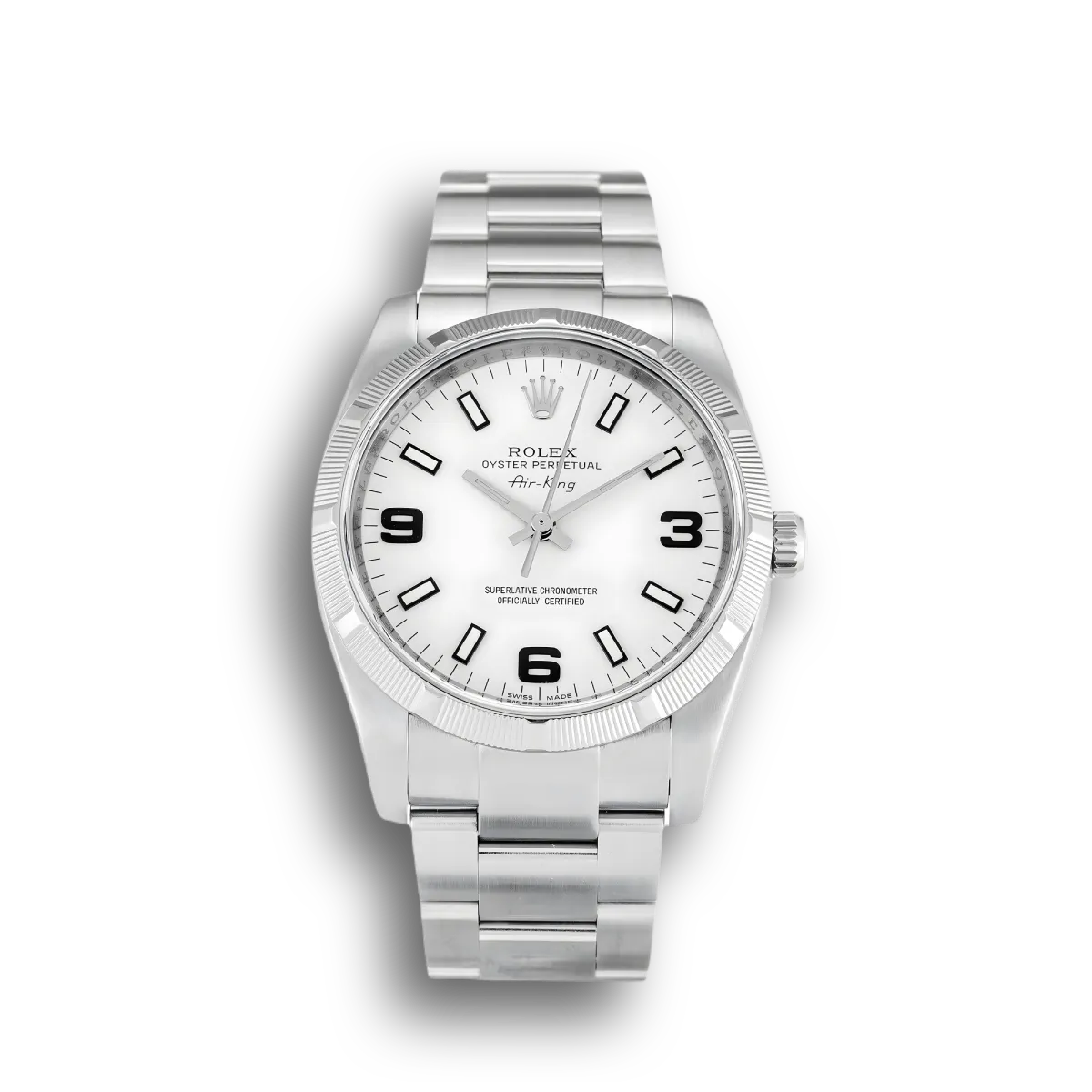 Air-King White Quarter Arabic 114210
