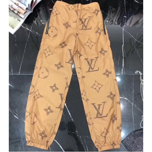 Louis Vuitton Monogram Giant Print Jogging Pants Brown