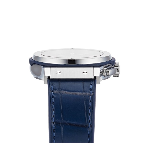Classic Fusion Men Automatic Blue Rubber and Alligator Watch 541.NX.7170.LR