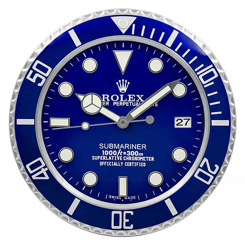submariner seriesblue wall clock