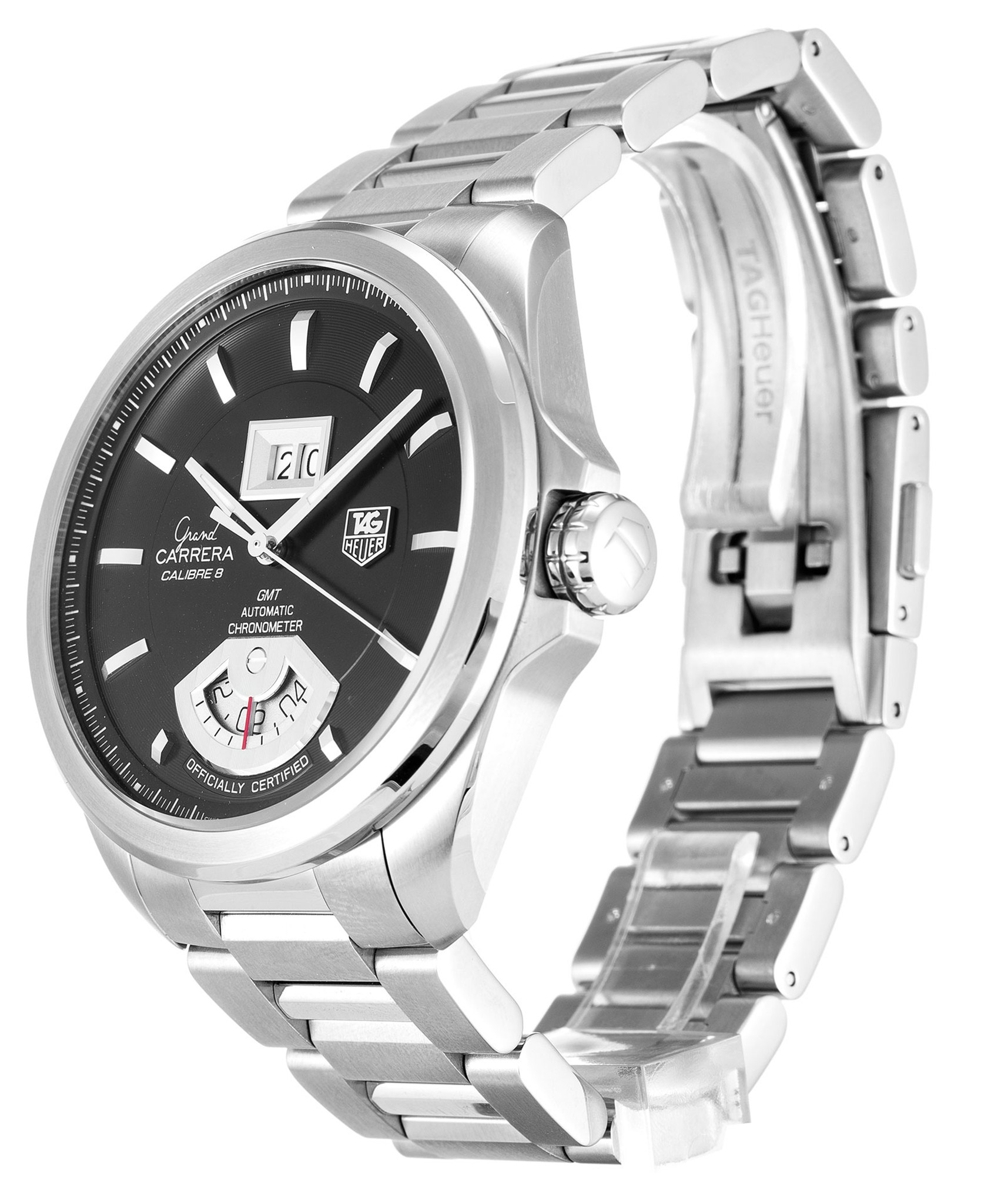 Grand Carrera WAV5111.BA0901 Black Dial Stick Markers 42.5MM