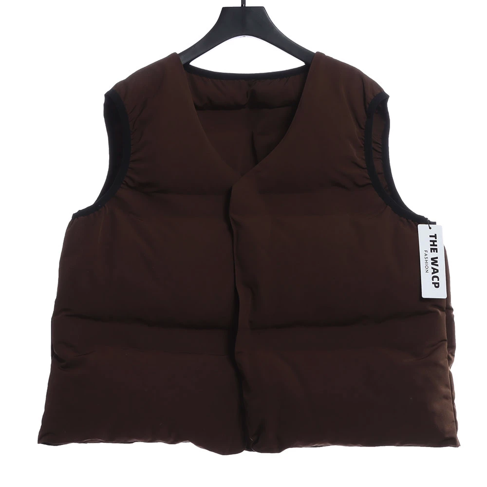 Reversible down cotton vest