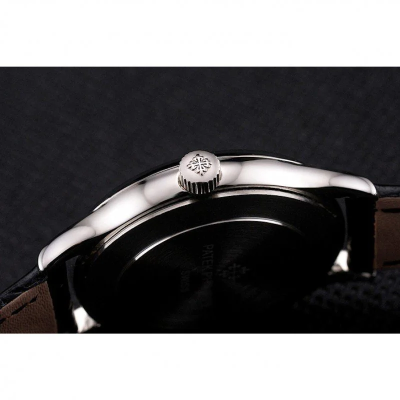 Calatrava Roman Dial White 28 mm, Stainless Steel