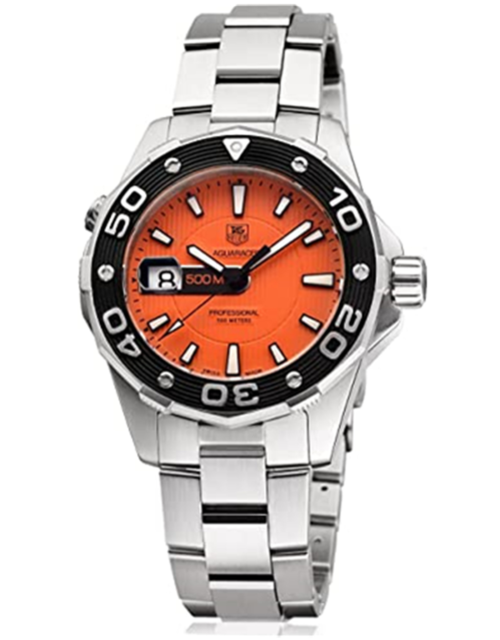 Aquaracer Orange Dial Black Bezel WAJ1113.BA0870 43MM