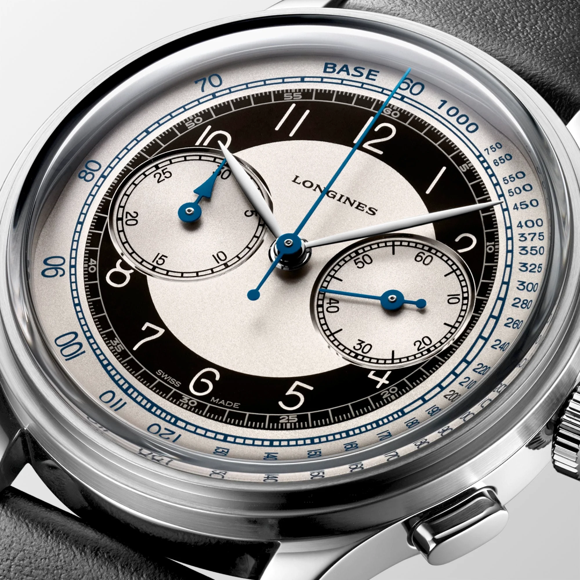 Heritage 40MM Classic Chronograph Black White Tuxedo Watch L28304930