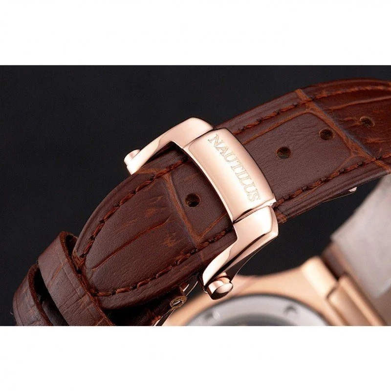 Nautilus 5980R-015 Dial White 40 mm, Rose Gold