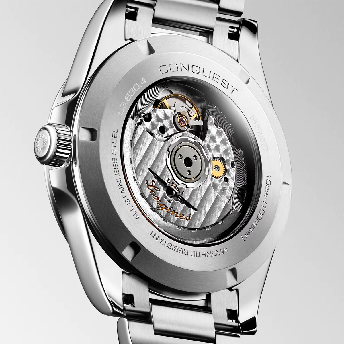 Conquest 41MM Automatic Blue Dial Stainless Steel Case Watch L38304926