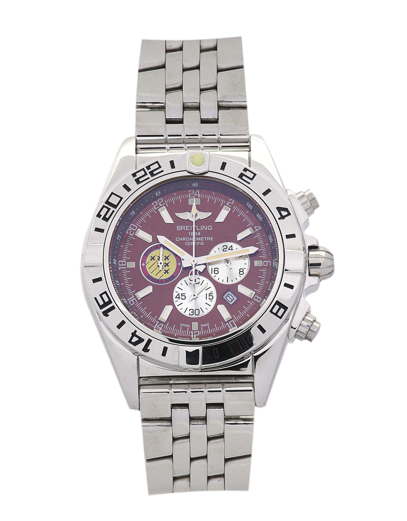 Chronomat Stick Markers Stainless Steel Strap