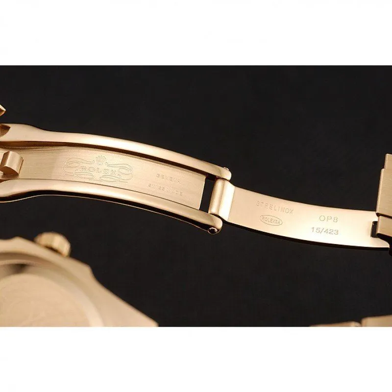 Swiss Submariner Skull Limited Edition Black Dial Gold Case And Bracelet 1454071