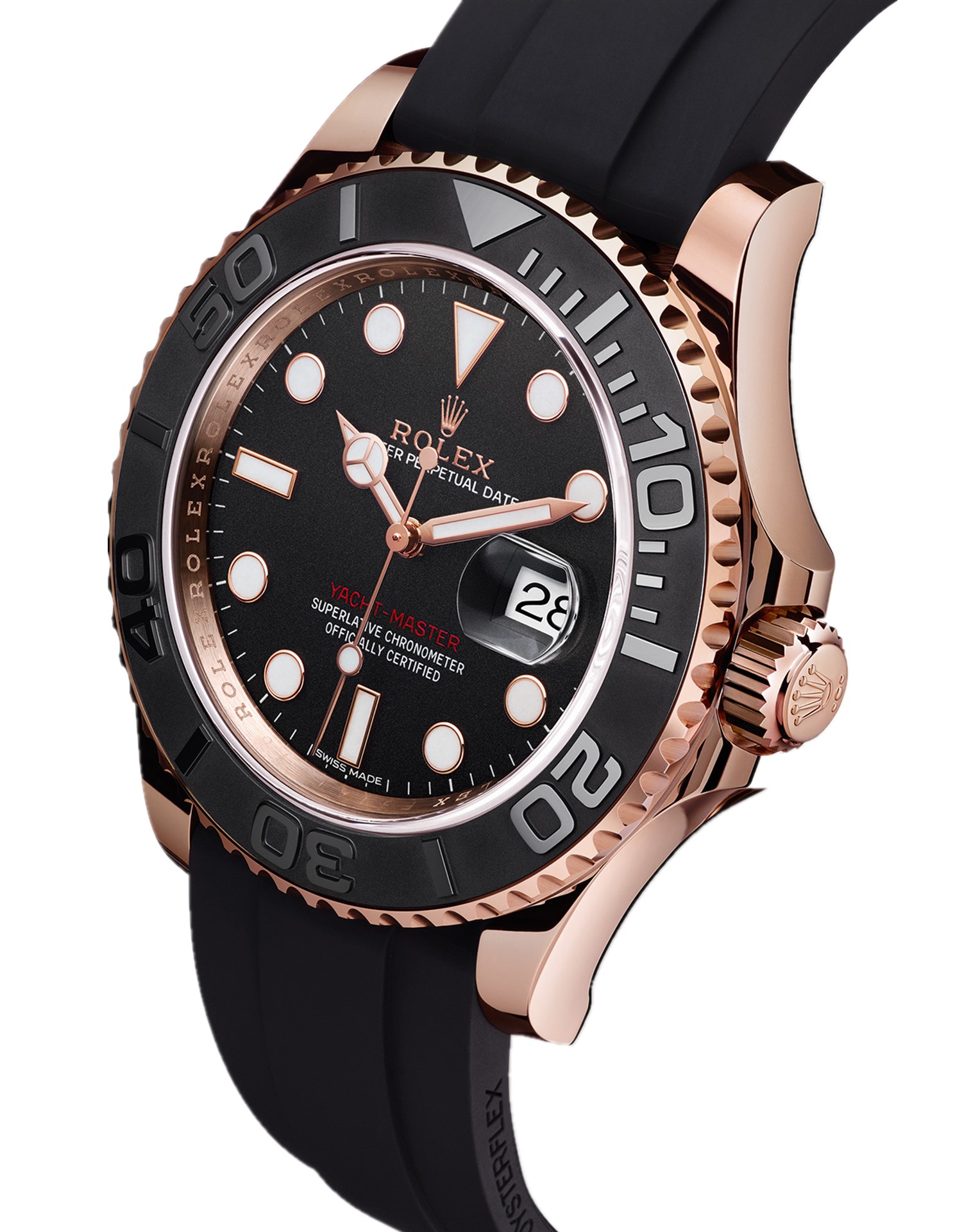 Yacht Master Rubber Strap 116655 Mens 40MM
