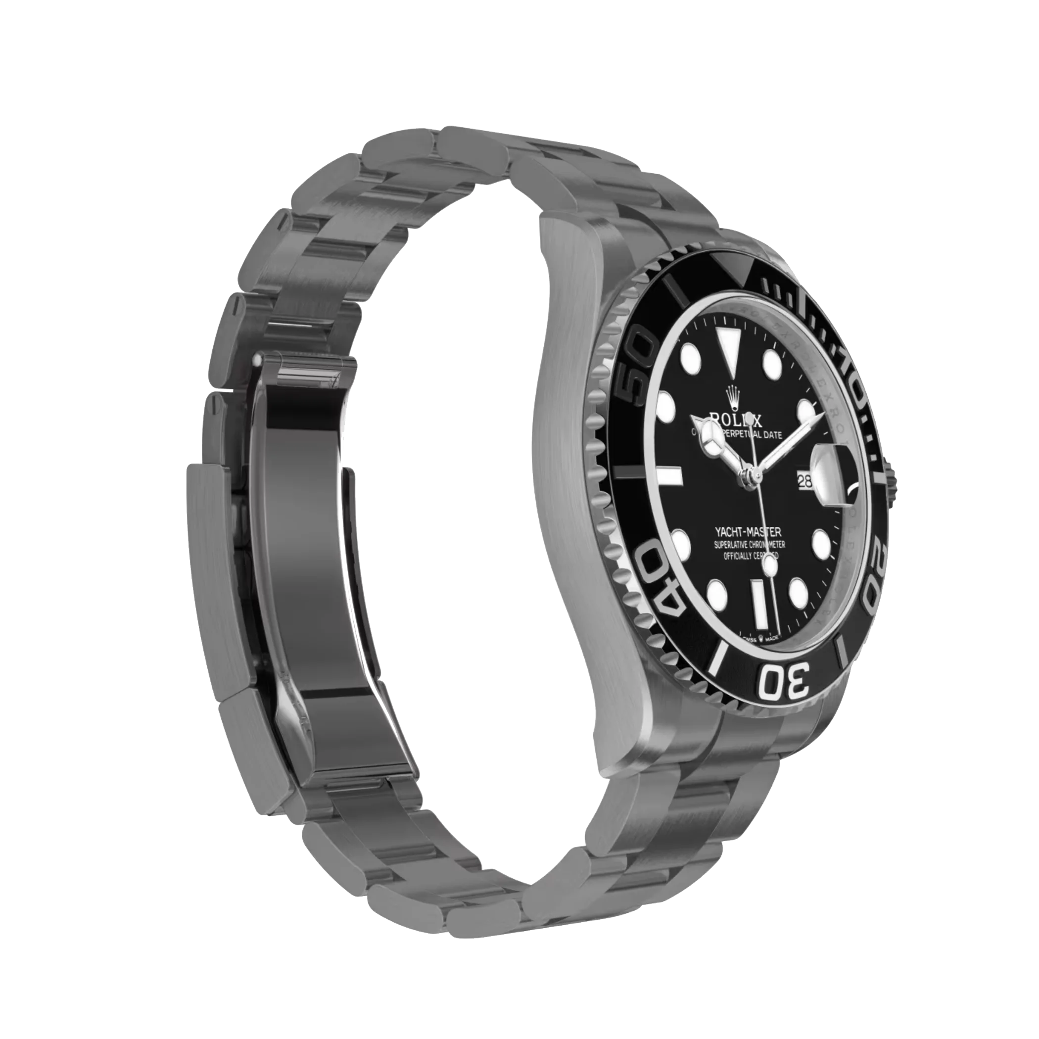 Yacht-Master: black dial, Oyster bracelet, m226627-0001