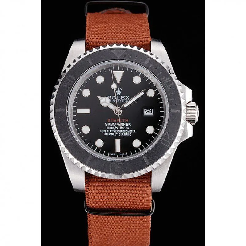 Submariner STEALTH MK III Brown Fabric Band rl425 621387