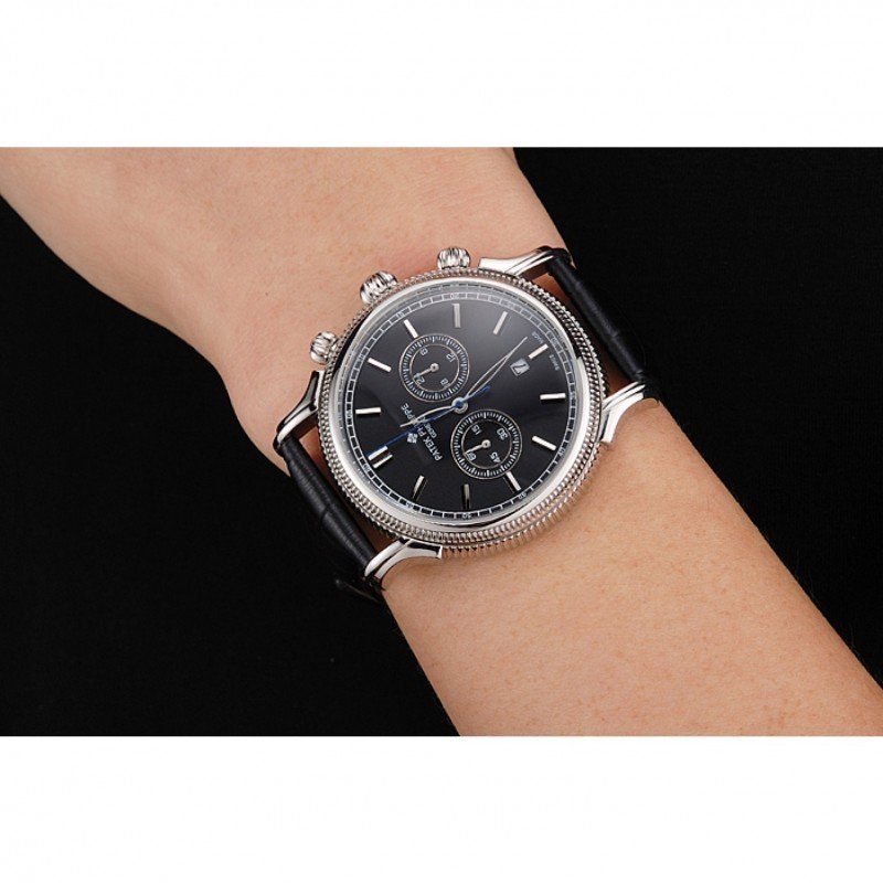 Chronograph Dial Black 40 mm, Stainless Steel