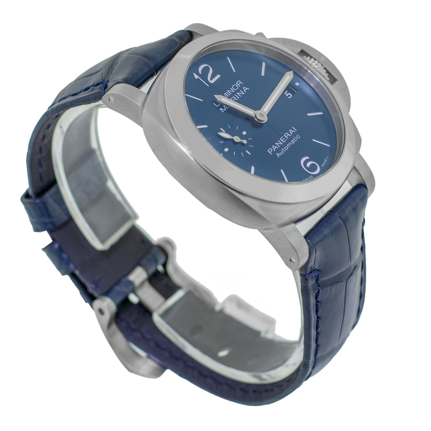 Luminor Quaranta Steel Blue Arabic 44mm PAM01370