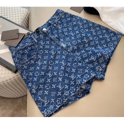 Louis Vuitton Monogram Denim Shorts