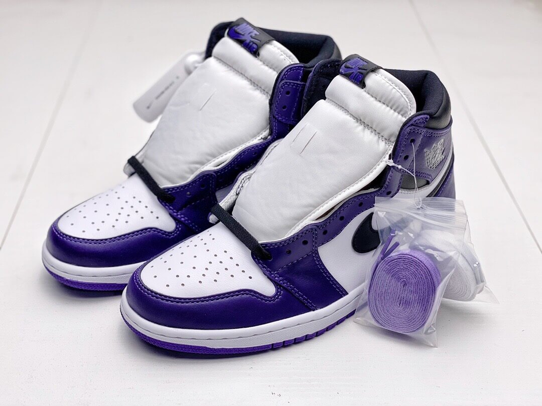 AIR JORDAN RETRO 1 HIGH OG ‘COURT PURPLE’ SNEAKERS