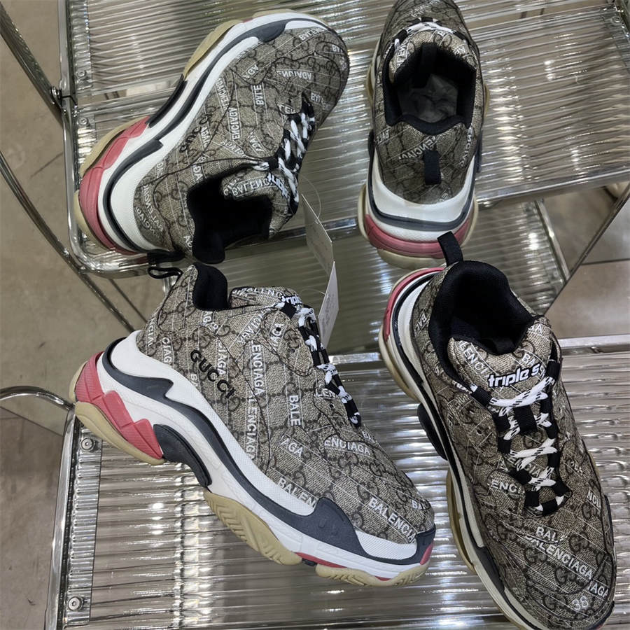 Balenciaga x Gucci triple sneakers