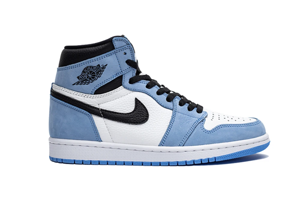 Air Jordan 1 Retro High White University Blue Black