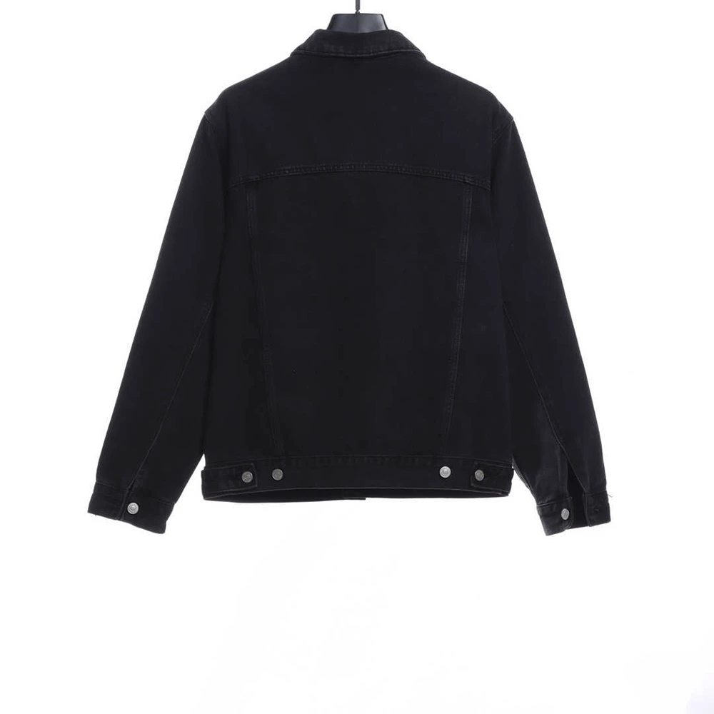 520 Washed Distressed Digital Denim Jacket
