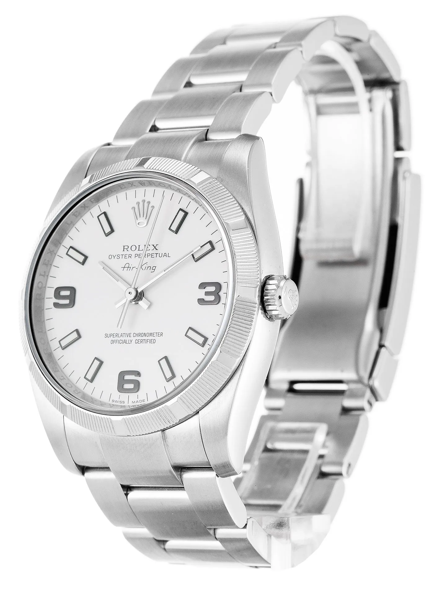 Air-King White Quarter Arabic 114210