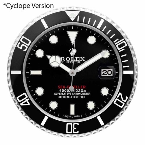 deepsea seriesblack wall clock