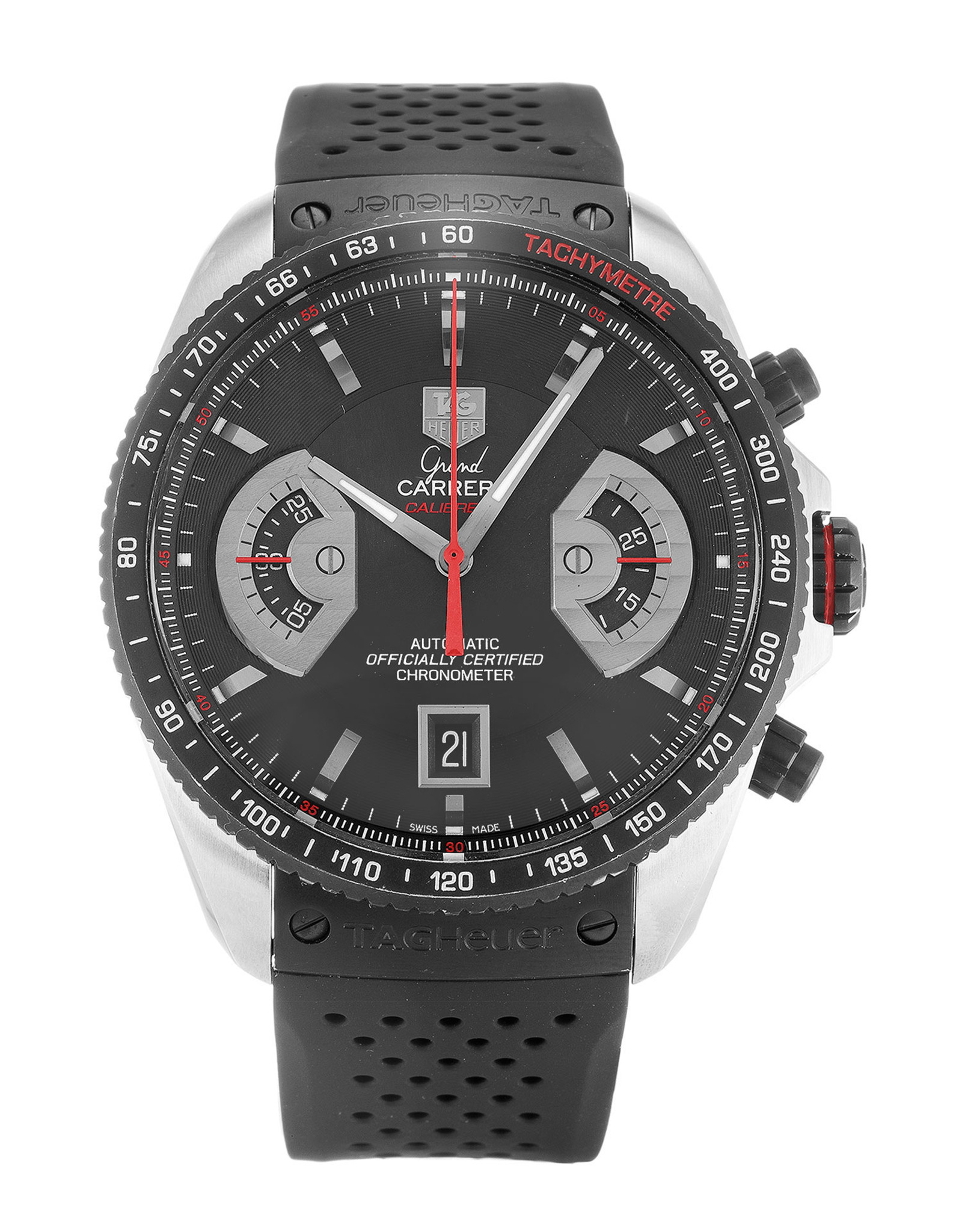 Grand Carrera CAV511C.FT6016 Black Dial Stick Markers 43MM