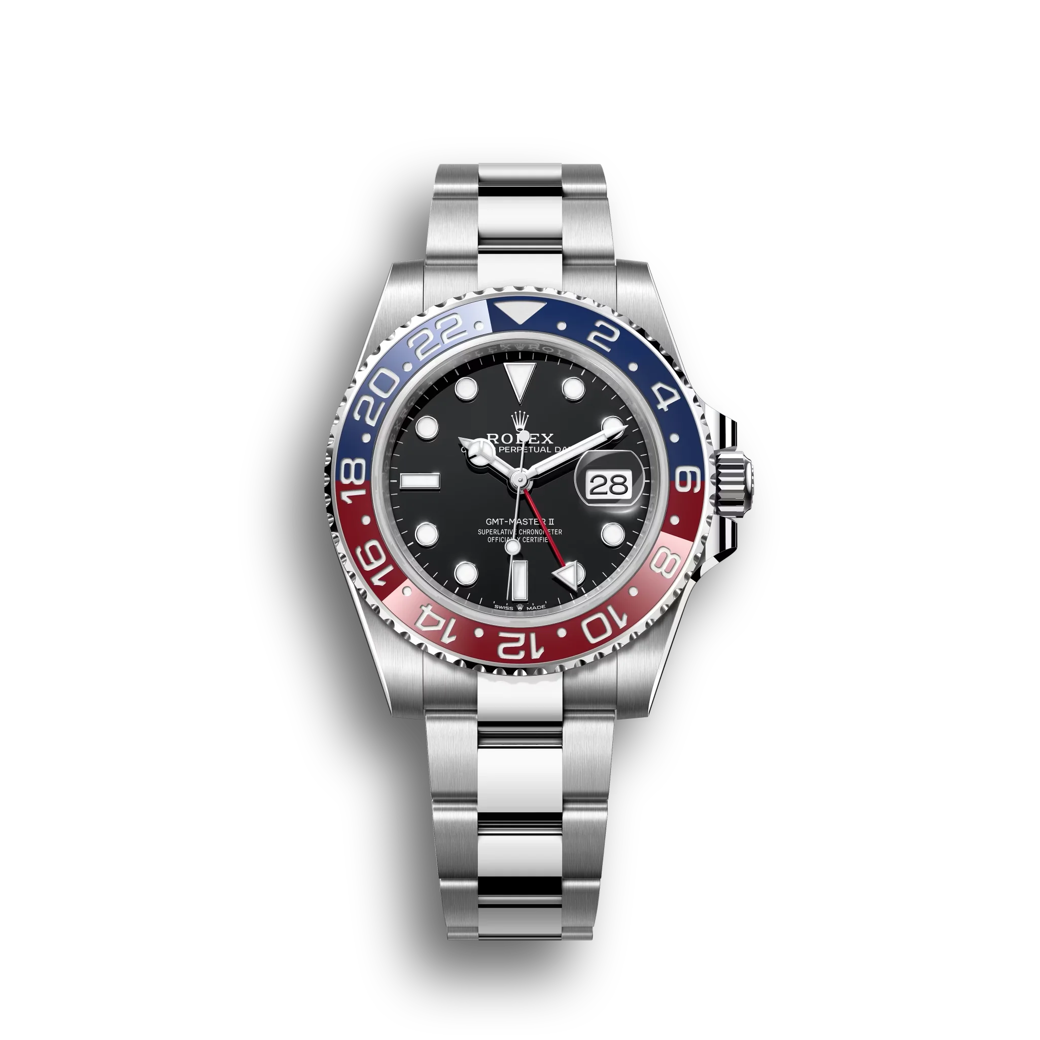 GMT-Master II: Oystersteel, black dial, Oyster bracelet, m126710blro-0002