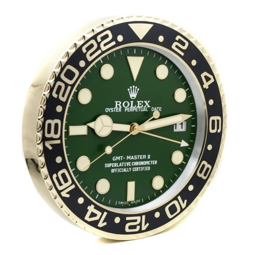 gmt master seriesgold green vintage wall clocks