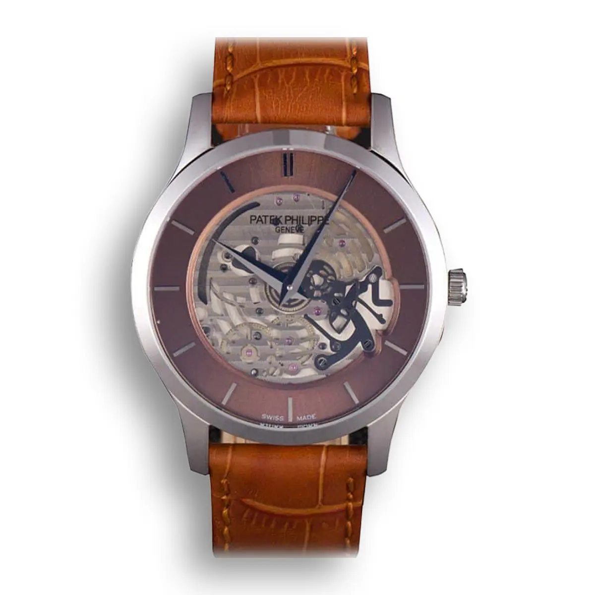 Complications Dial Brown 42 mm, Stainless Steel