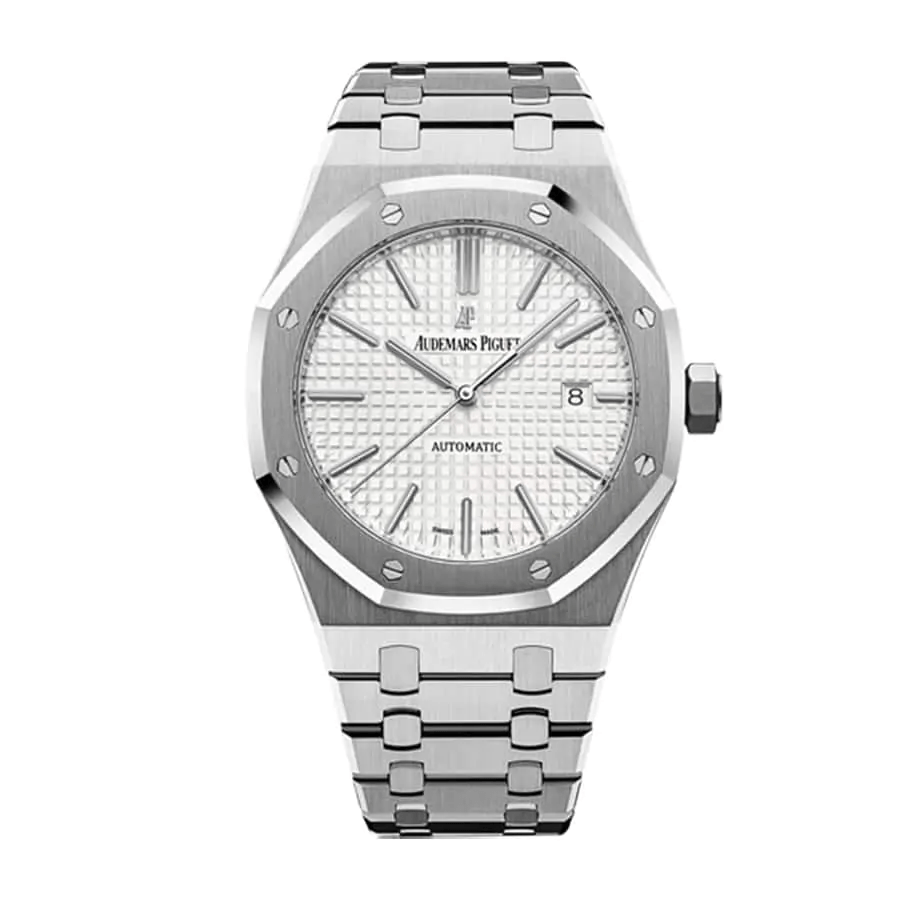 Royal Oak Selfwinding 41 mm, White Ref. 15400ST.OO.1220ST.02