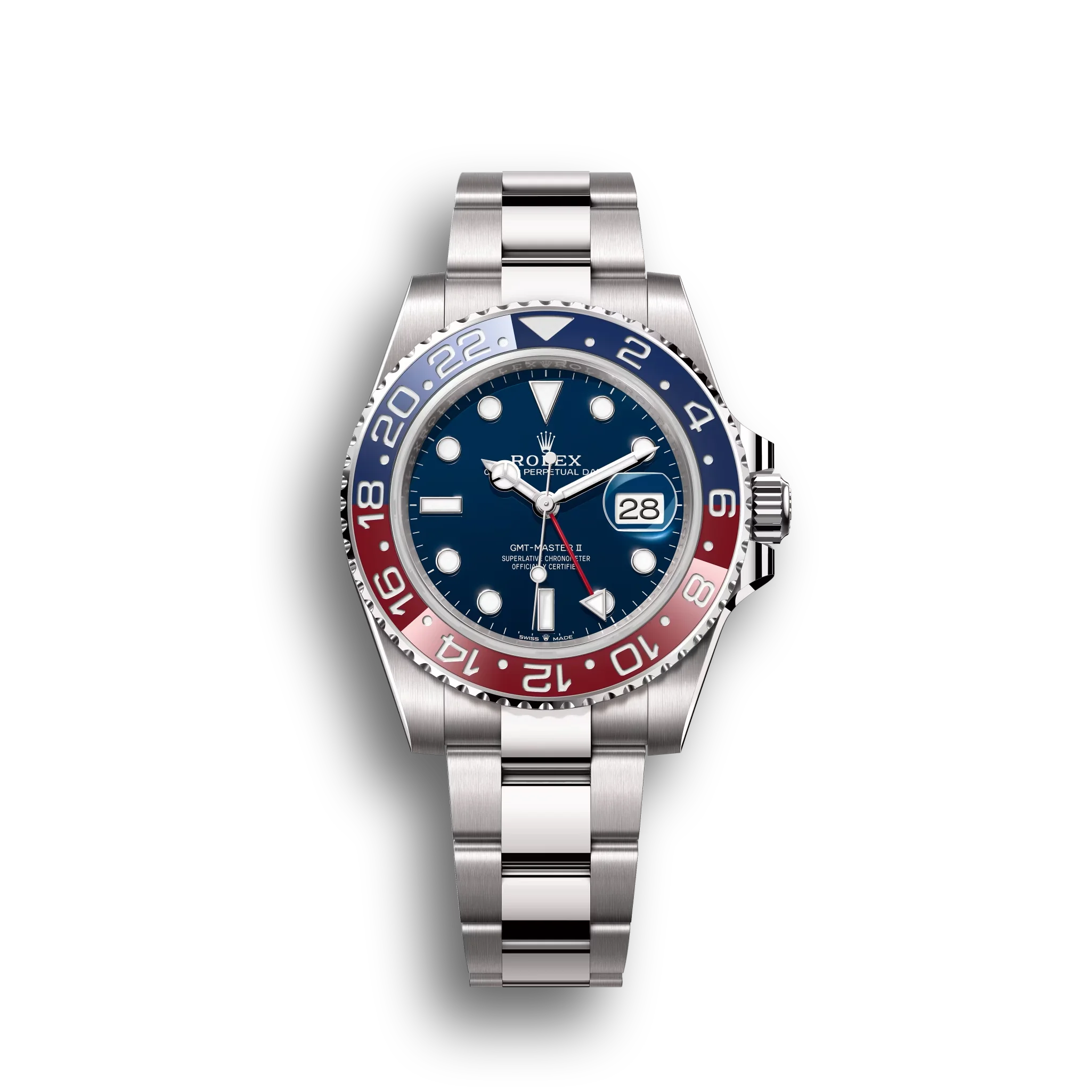 GMT-Master II: white gold, midnight blue dial, Oyster bracelet, m126719blro-0003