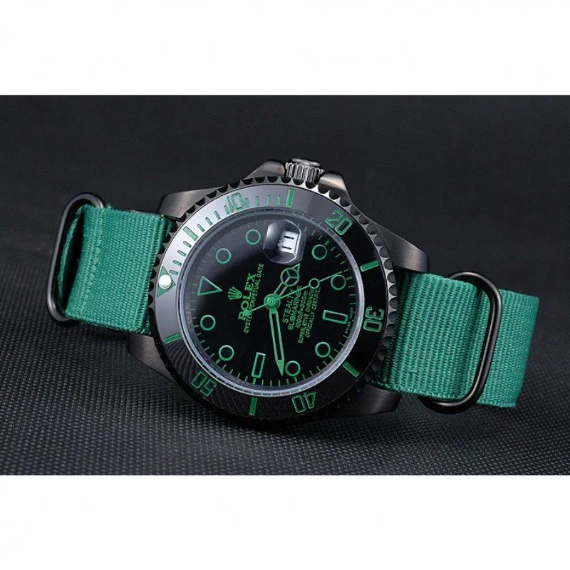 Stealth Submariner Green Nylon Strap 622009