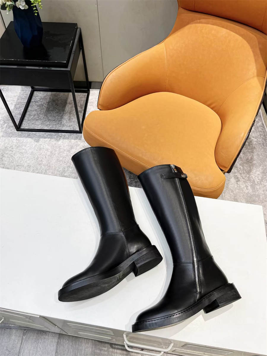 Balenciaga zipper tall boots