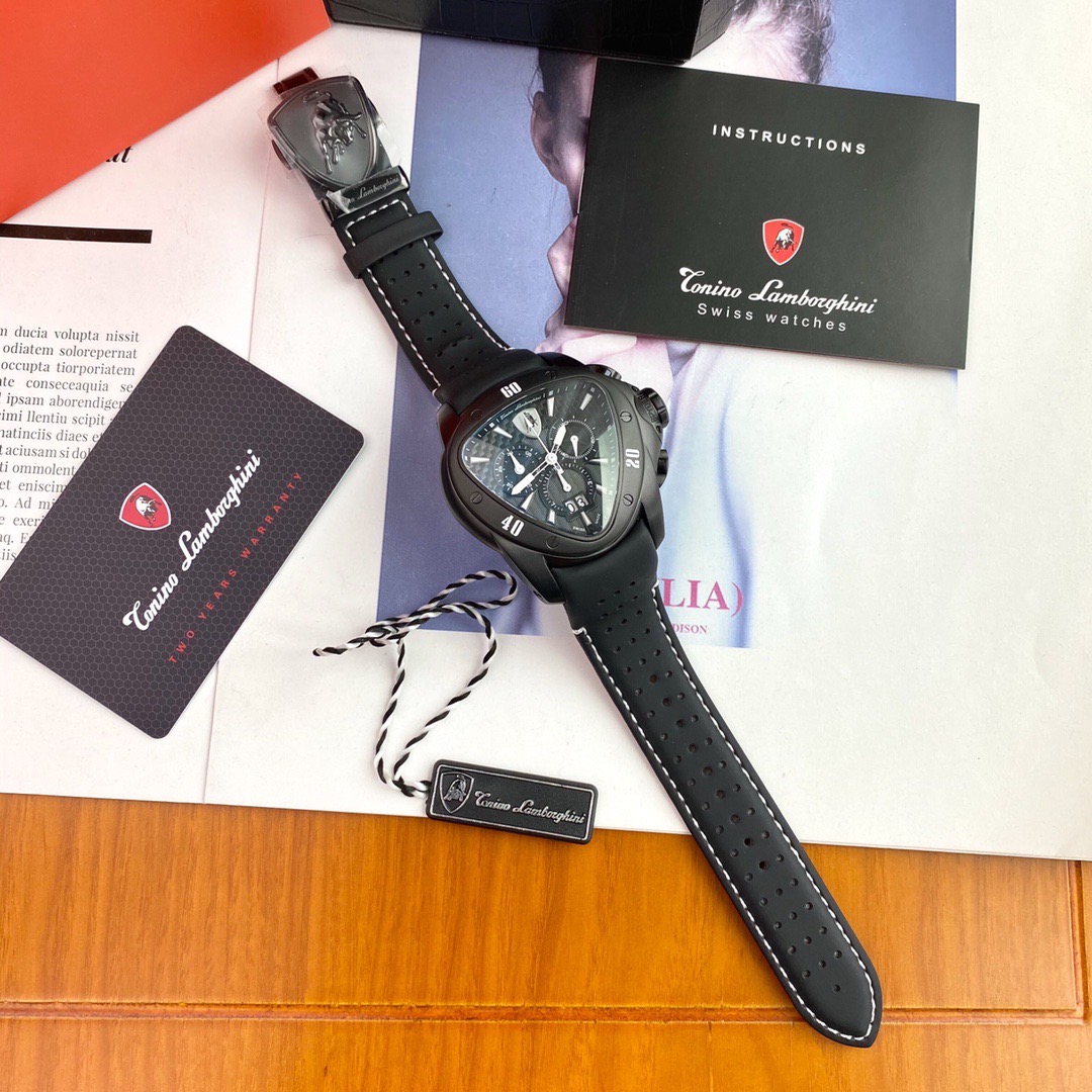 Tonino Lamborghini New Spyder Chronograph Black / white