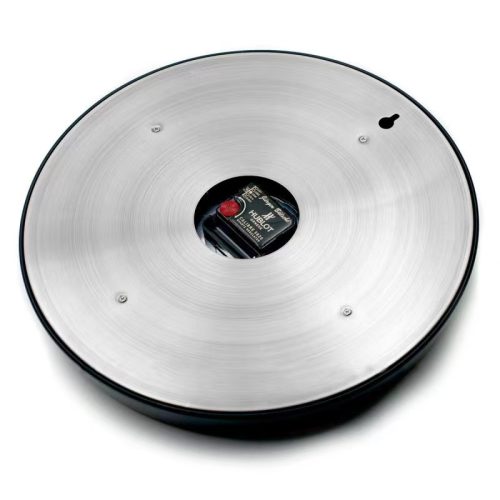 big bang wall clock carbon fibre chronograph dial black